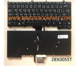 Dell Keyboard คีย์บอร์ด Latitude   E7440 มีไฟ Back Light  ภาษาไทย อังกฤษ